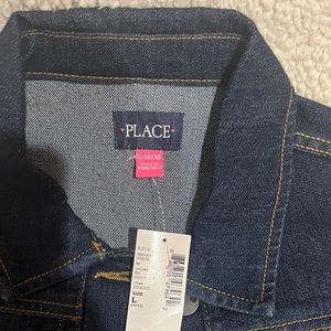 New, never worn, children’s large Jean jacket